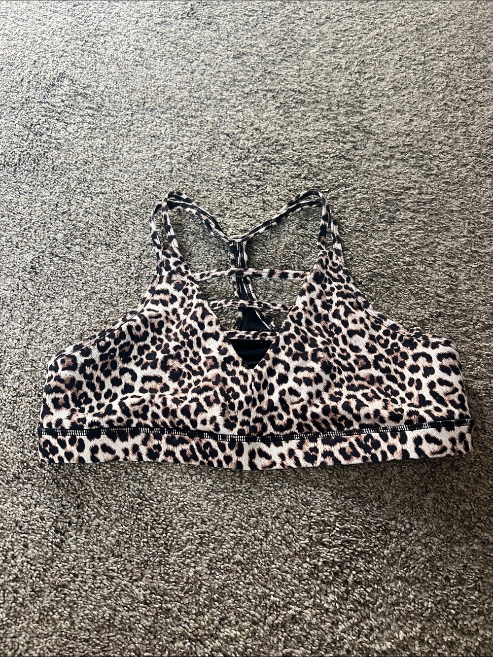Zyia Leopard print sports bra